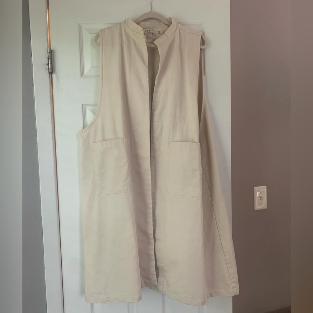 New STATE the Label Potter’s Vest Bisque L/XL